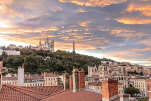 Coucher de Soleil sur Lyon